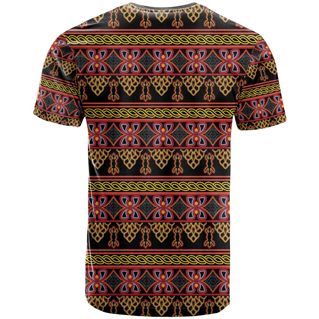 Toghu Cameroon T shirt Traditional Pattern LT15