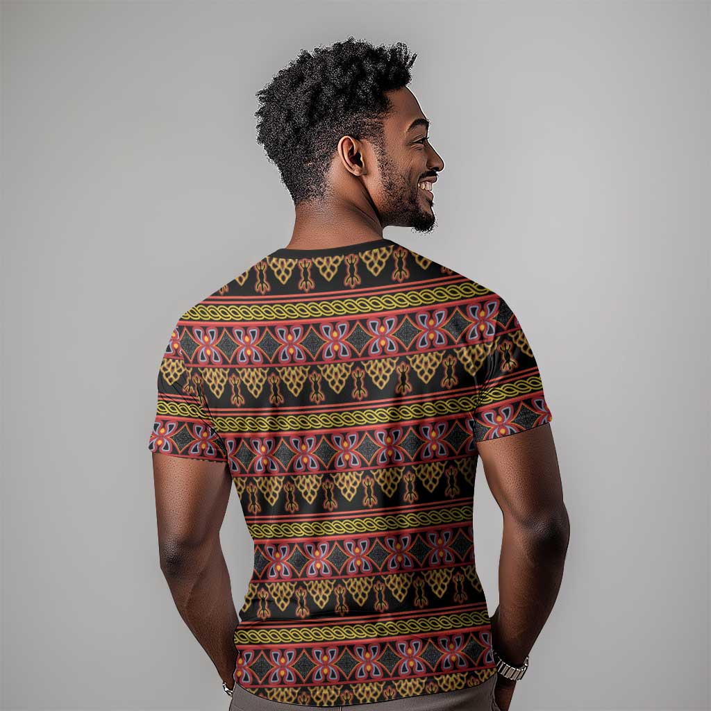 Toghu Cameroon T shirt Traditional Pattern LT15