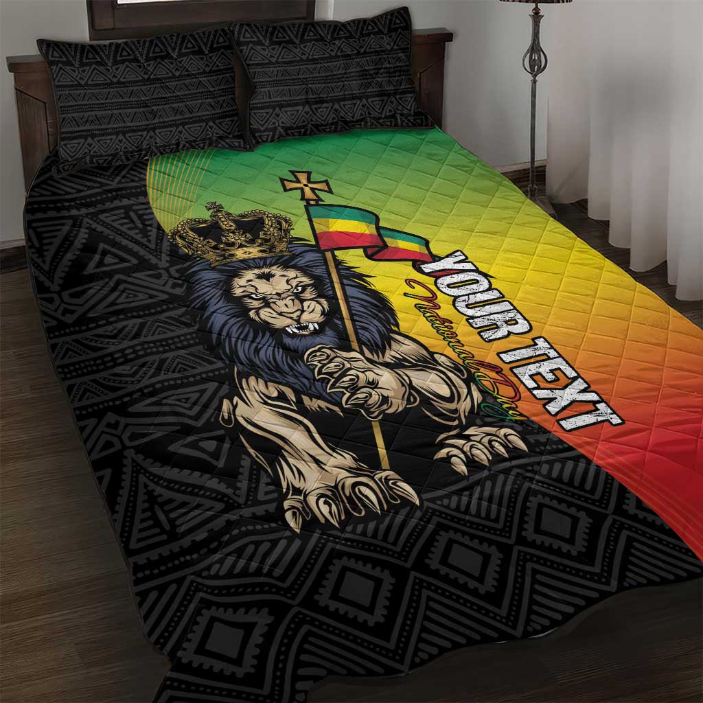 Personalized Ethiopia Quilt Bed Set Happy National Day LT15