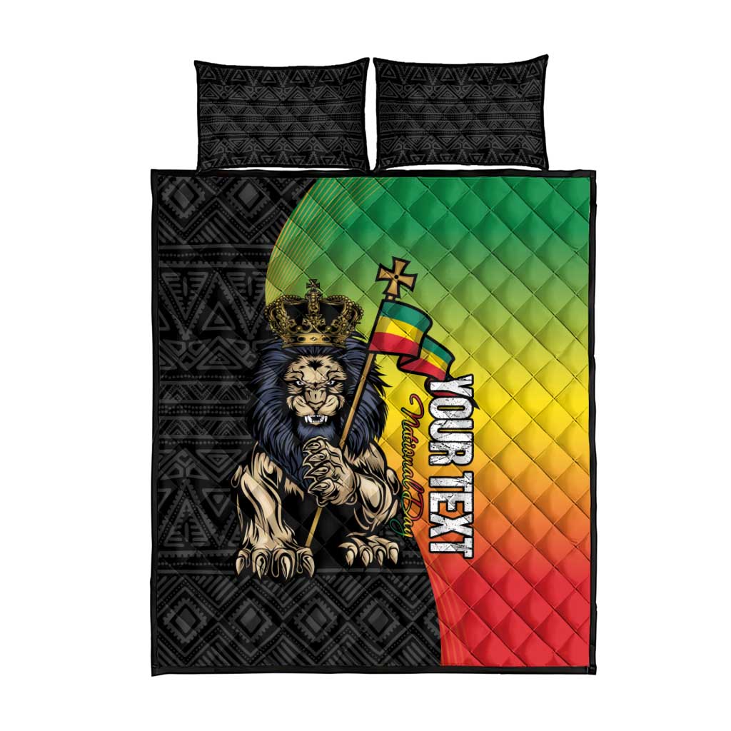 Personalized Ethiopia Quilt Bed Set Happy National Day LT15