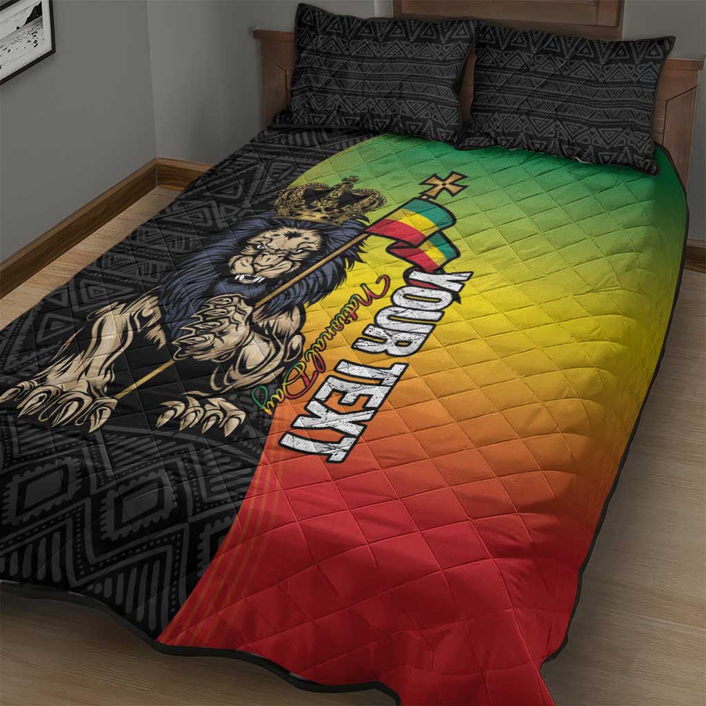 Personalized Ethiopia Quilt Bed Set Happy National Day LT15