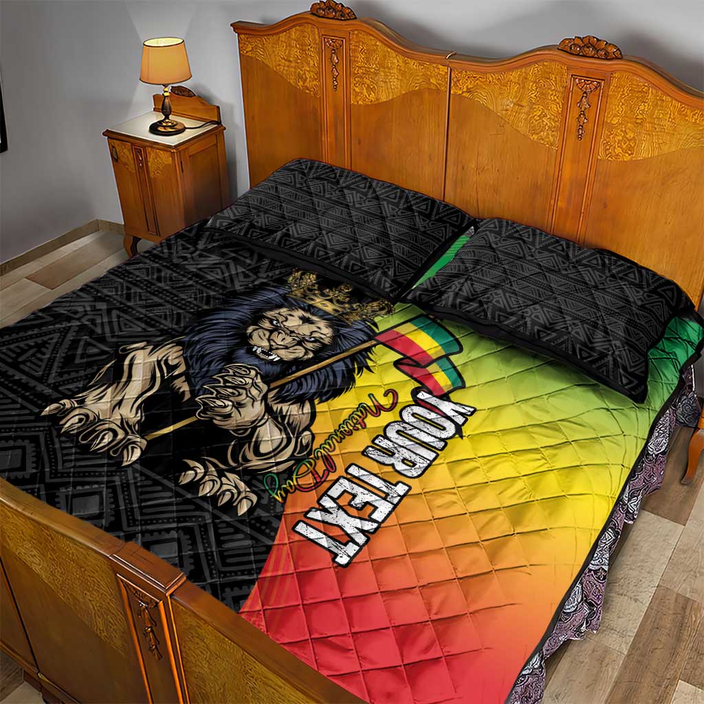 Personalized Ethiopia Quilt Bed Set Happy National Day LT15
