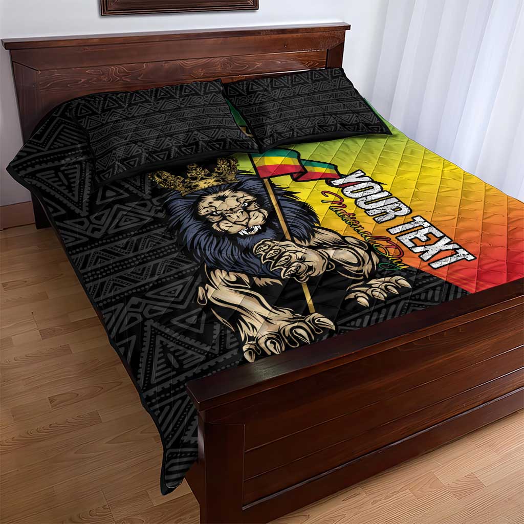 Personalized Ethiopia Quilt Bed Set Happy National Day LT15