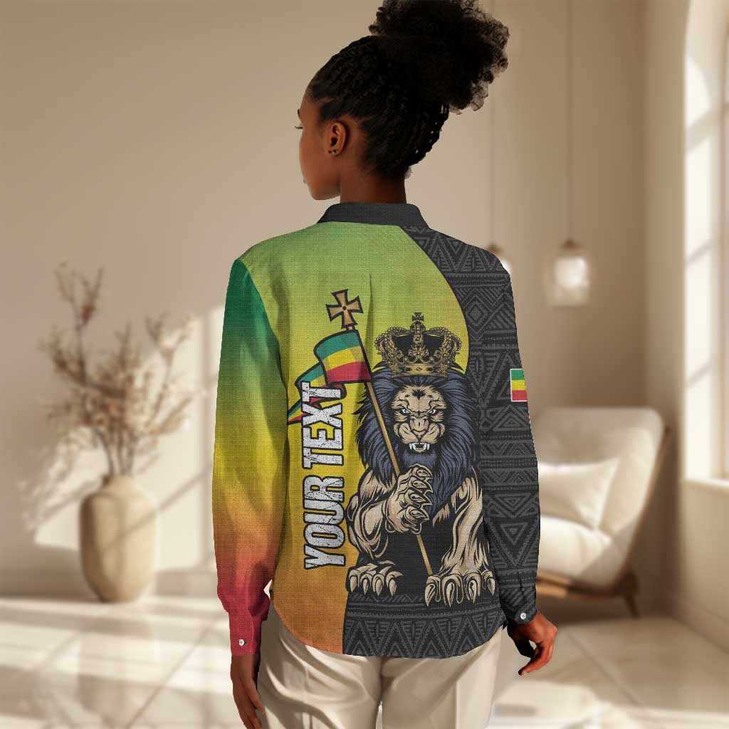 Personalized Ethiopia Women Casual Shirt Happy National Day LT15