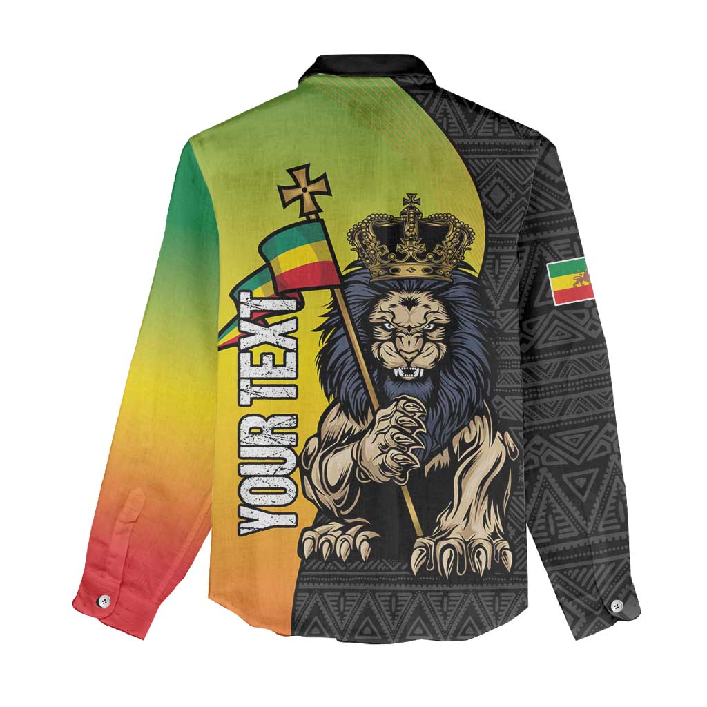 Personalized Ethiopia Women Casual Shirt Happy National Day LT15