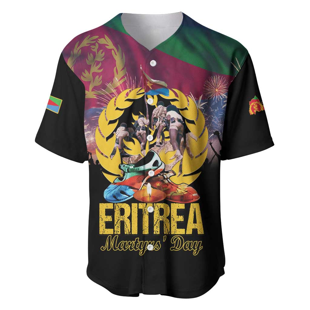 Personalized Eritrea Martyrs Day Baseball Jersey Never Forgot June 20 LT15