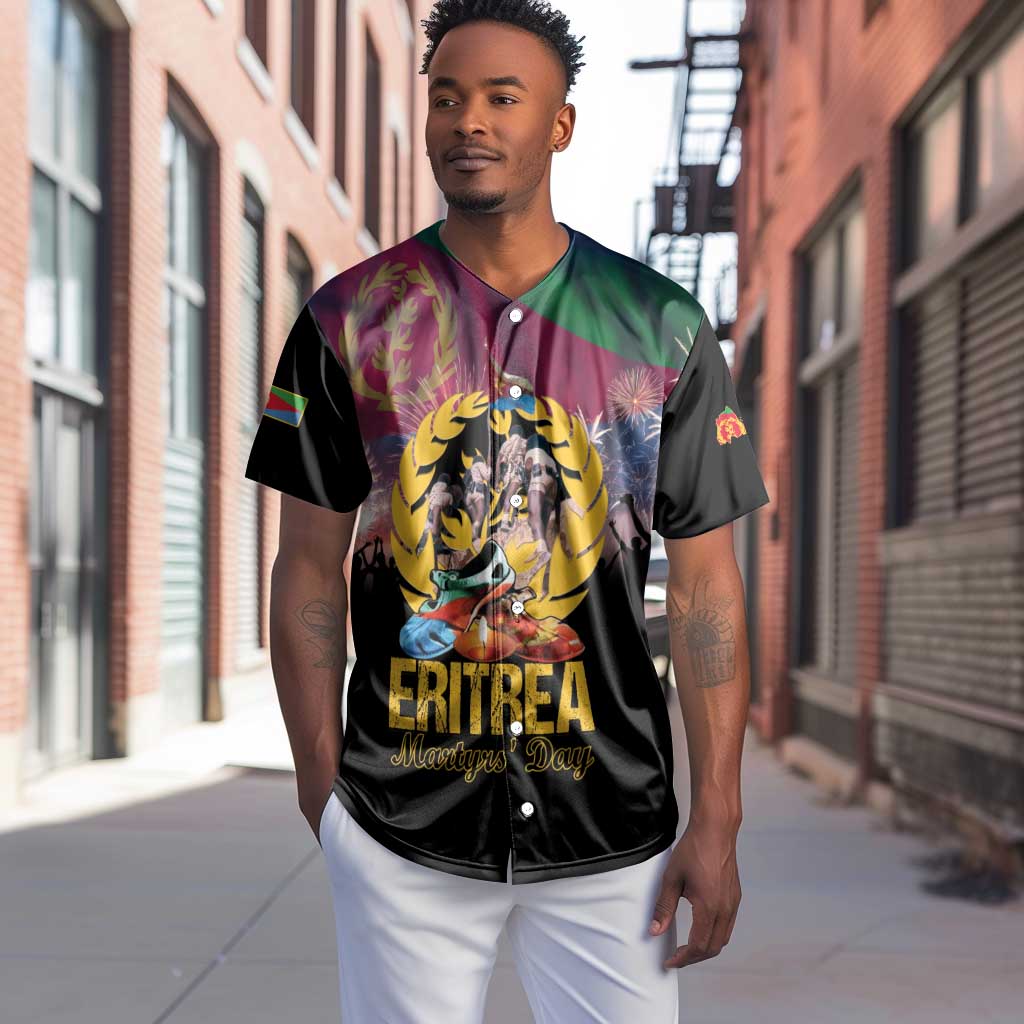 Personalized Eritrea Martyrs Day Baseball Jersey Never Forgot June 20 LT15