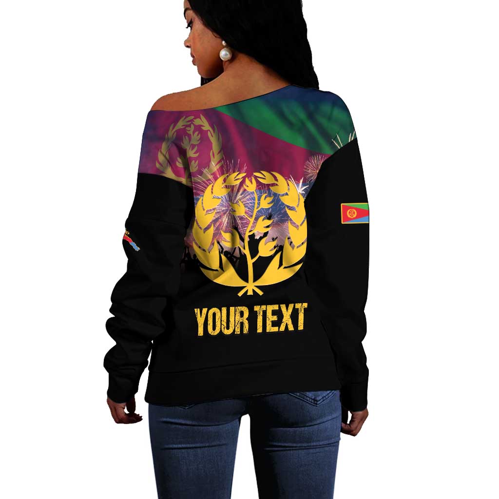 Personalized Eritrea Martyrs Day Off Shoulder Sweater Never Forgot June 20 LT15