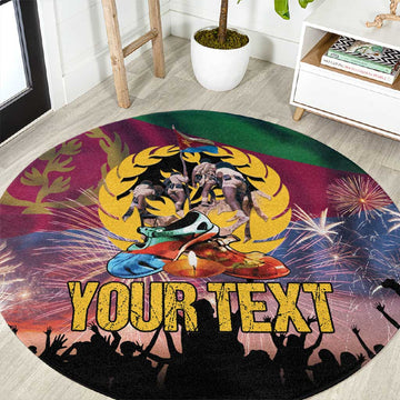 Personalized Eritrea Martyrs Day Round Carpet Never Forgot June 20 LT15