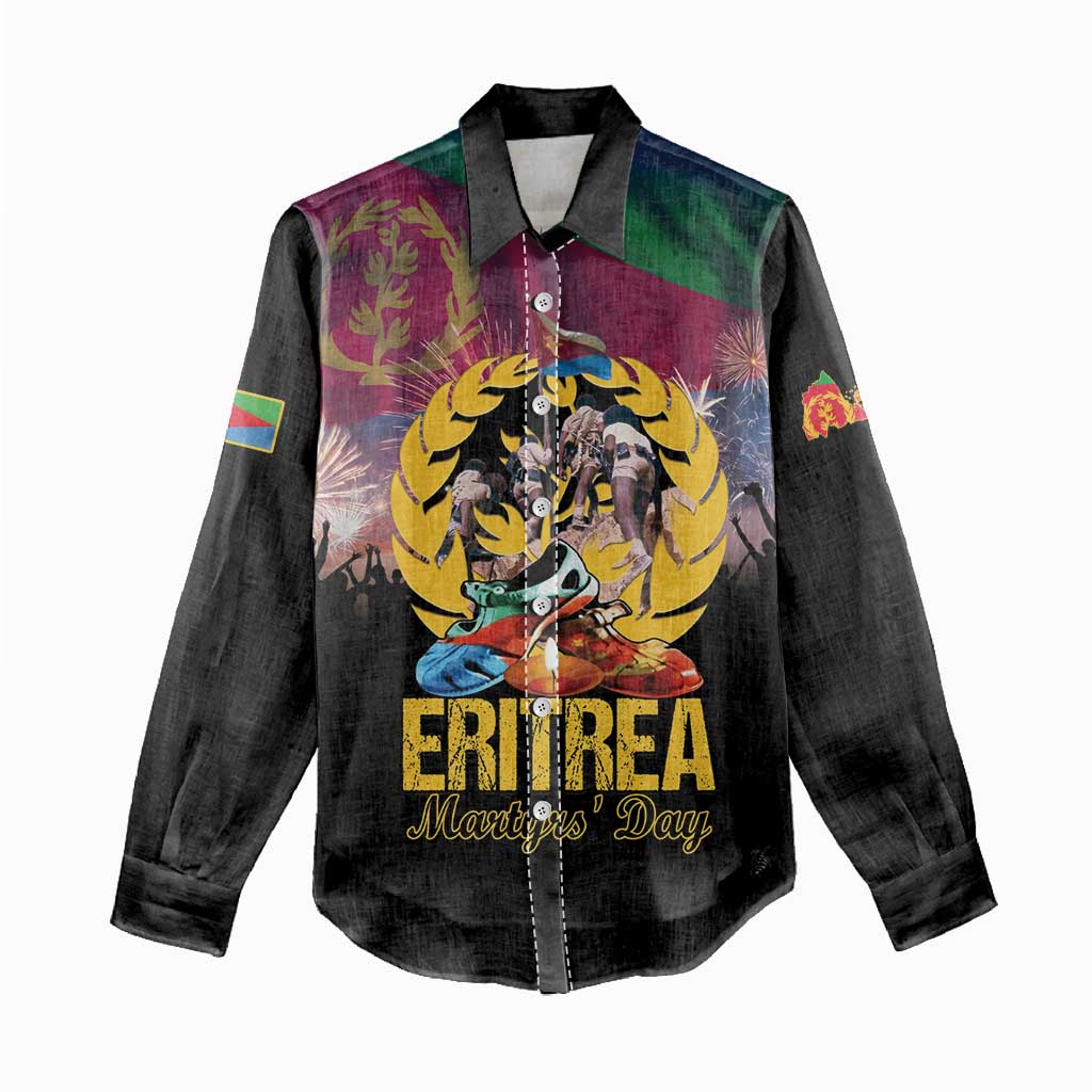 Personalized Eritrea Martyrs Day Women Casual Shirt Never Forgot June 20 LT15