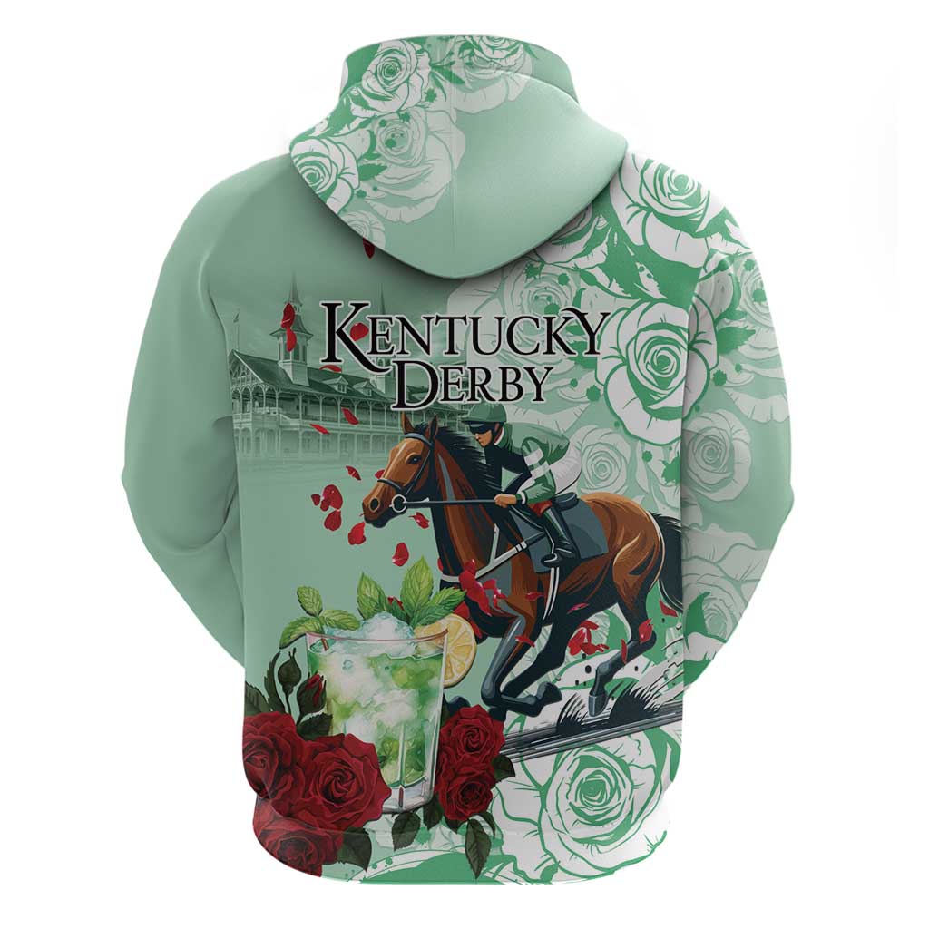 Kentucky Horse Racing Hoodie Churchill Downs Derby Mint Julep Cocktail LT15