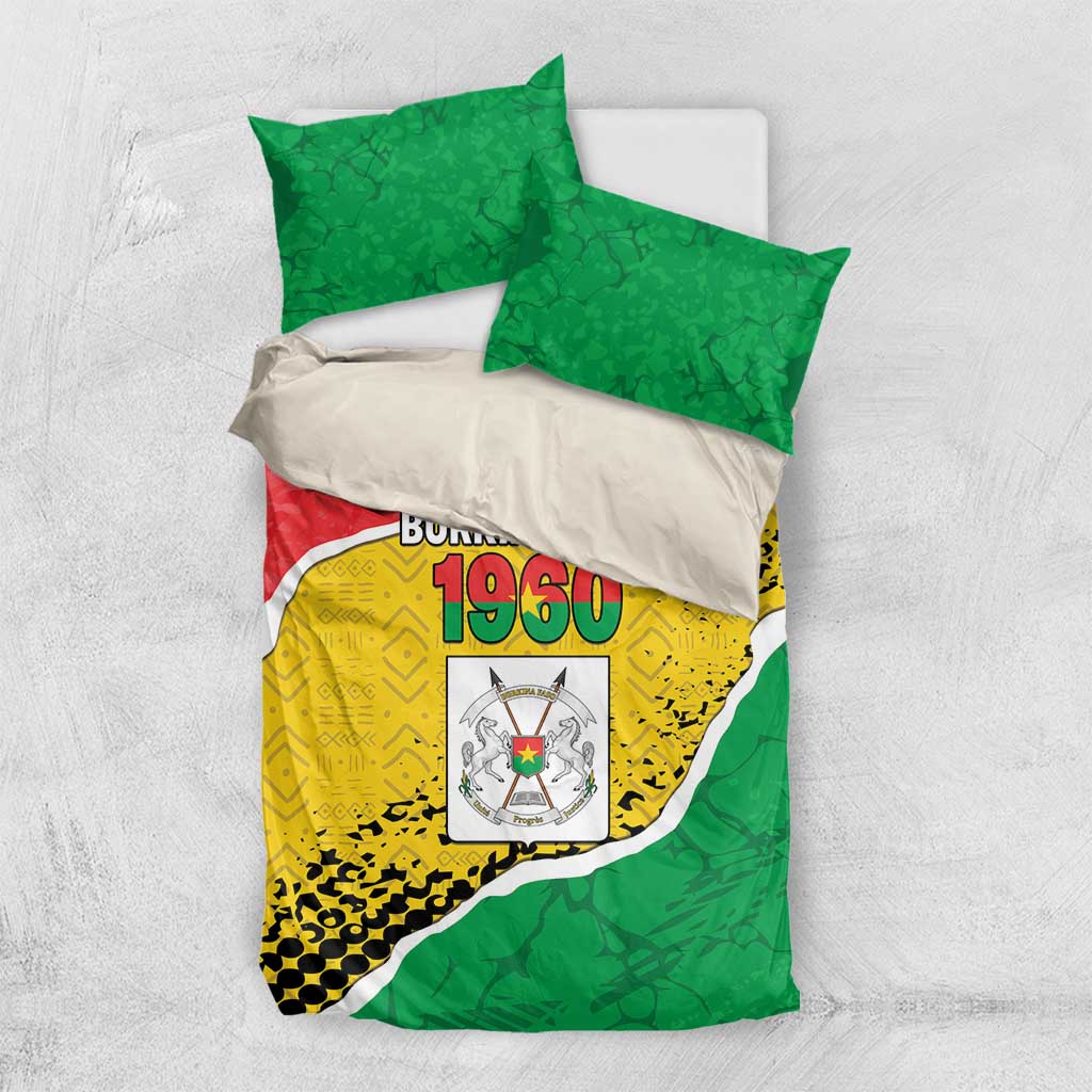 Happy Burkina Faso Bedding Set Independence Day - Bogolan Pattern LT15