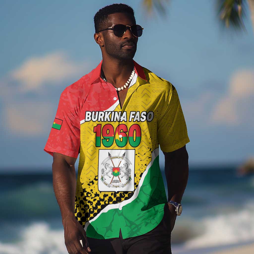 Personalized Happy Burkina Faso Hawaiian Shirt Independence Day - Bogolan Pattern LT15