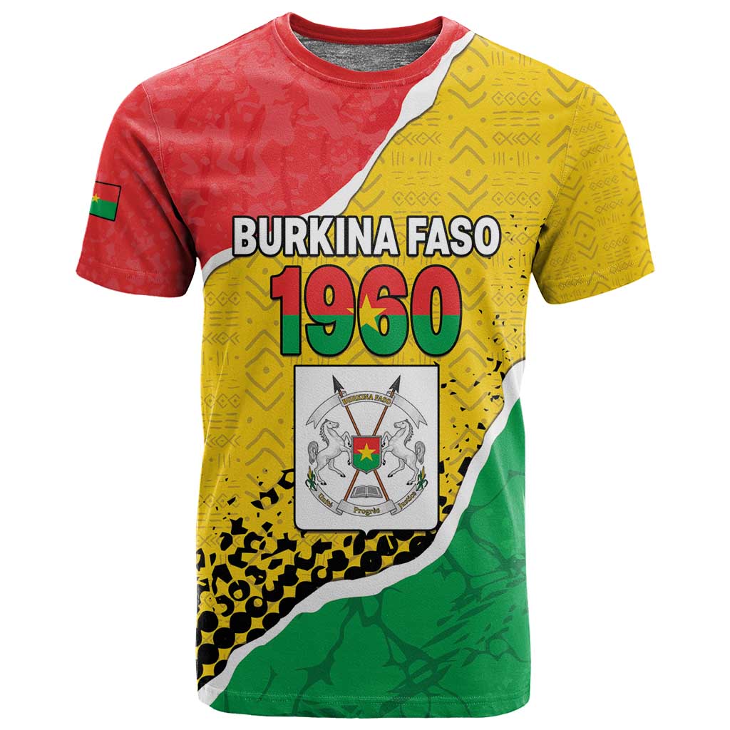 Personalized Happy Burkina Faso T shirt Independence Day - Bogolan Pattern LT15