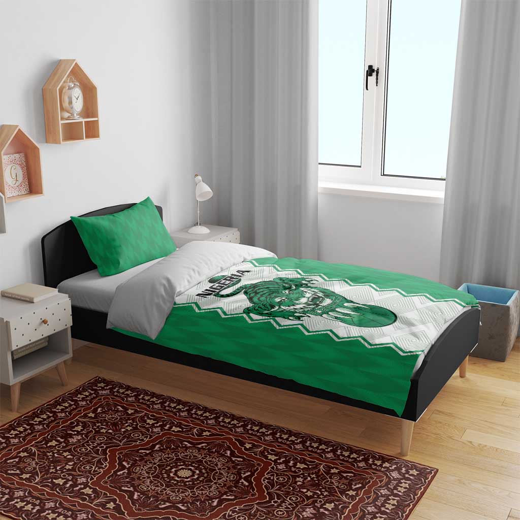 Afro Basketball Nigeria Bedding Set Go Champions DTigers LT15