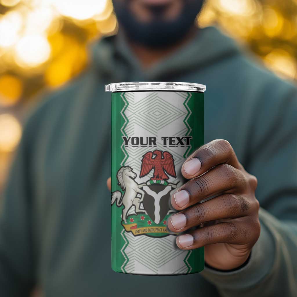 Afro Basketball Custom Nigeria 4 in 1 Can Cooler Tumbler Go Champions DTigers LT15