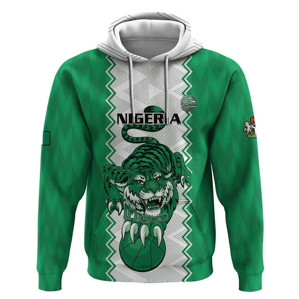 Nigeria Basketball Custom Hoodie Go DTigers LT15