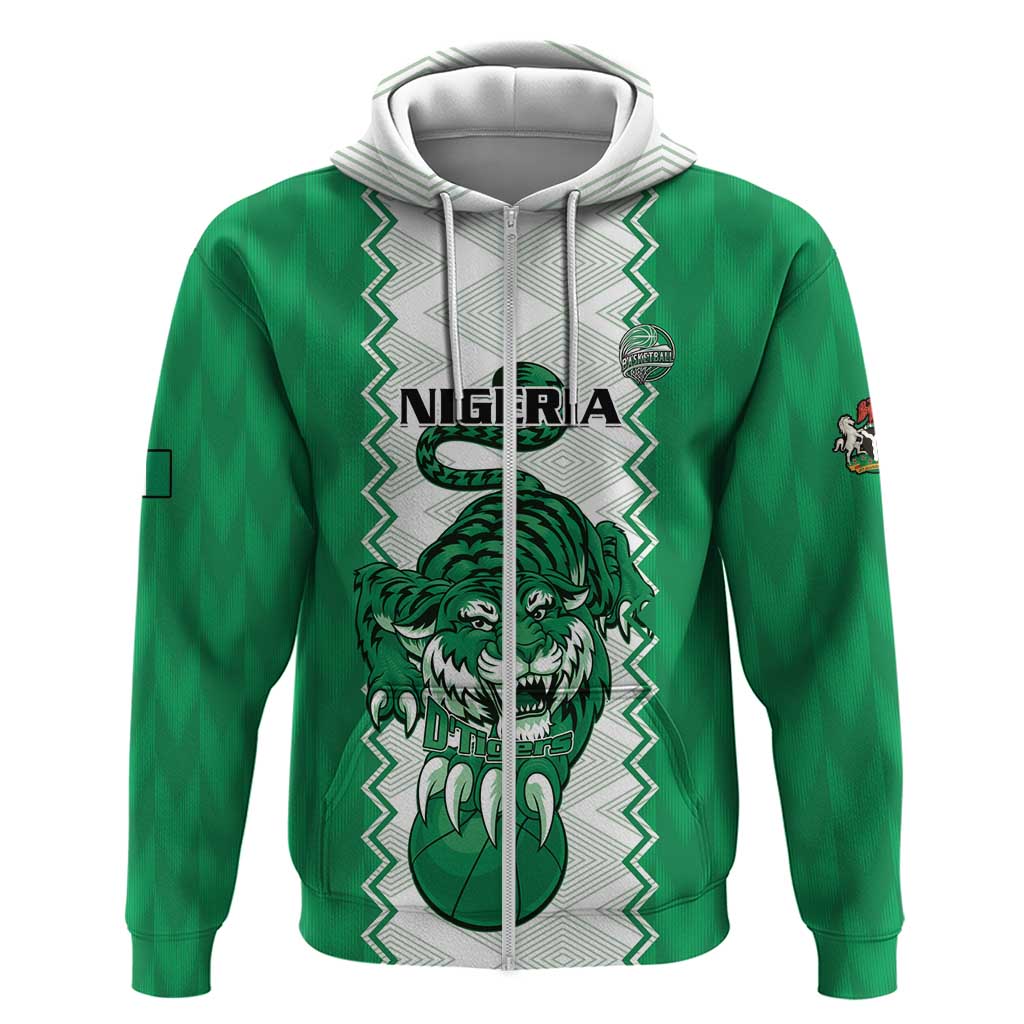 Nigeria Basketball Custom Hoodie Go DTigers LT15