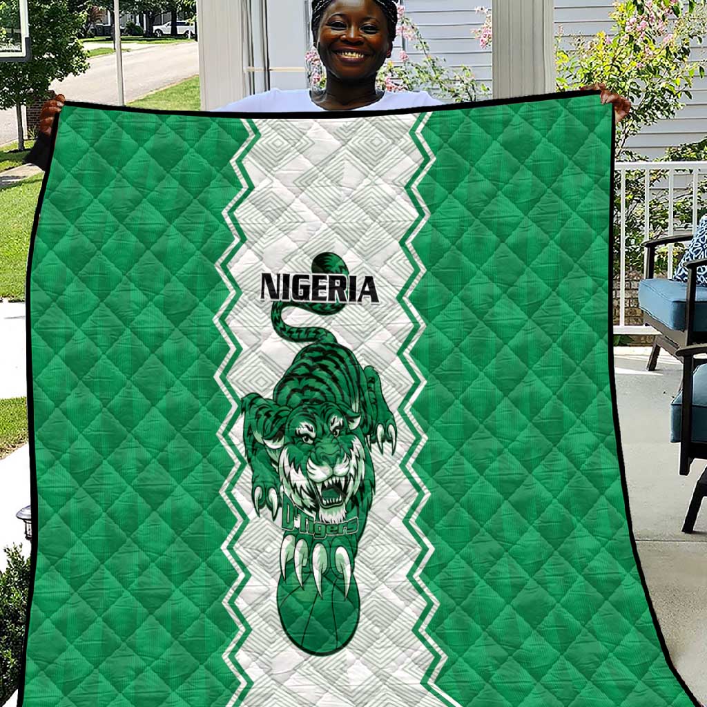 Afro Basketball Nigeria Quilt Go Champions DTigers LT15
