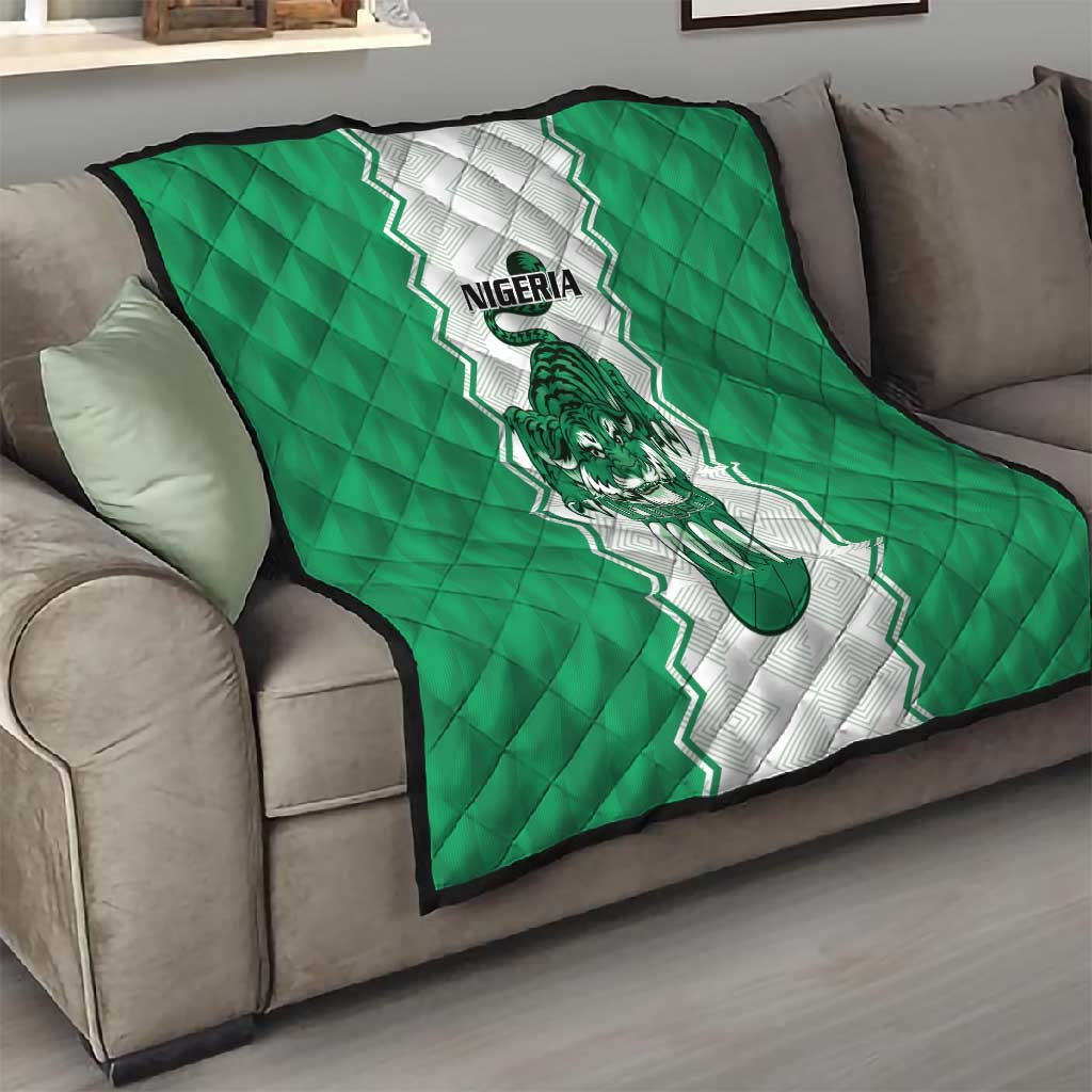 Afro Basketball Nigeria Quilt Go Champions DTigers LT15