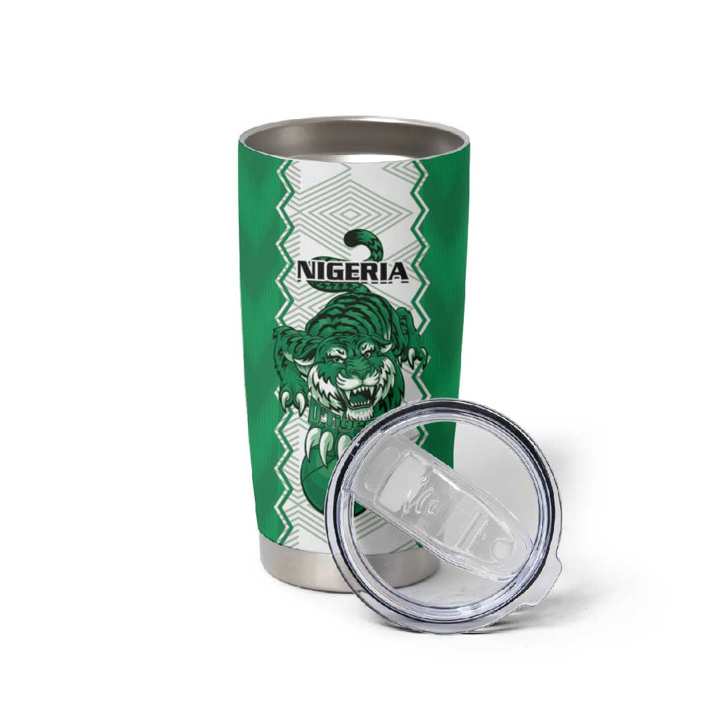 Afro Basketball Custom Nigeria Tumbler Cup Go Champions DTigers LT15