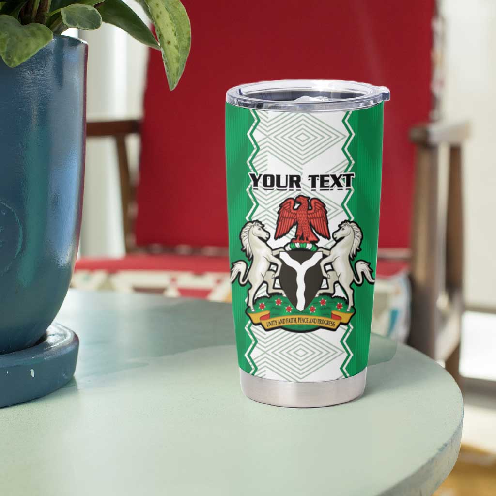Afro Basketball Custom Nigeria Tumbler Cup Go Champions DTigers LT15
