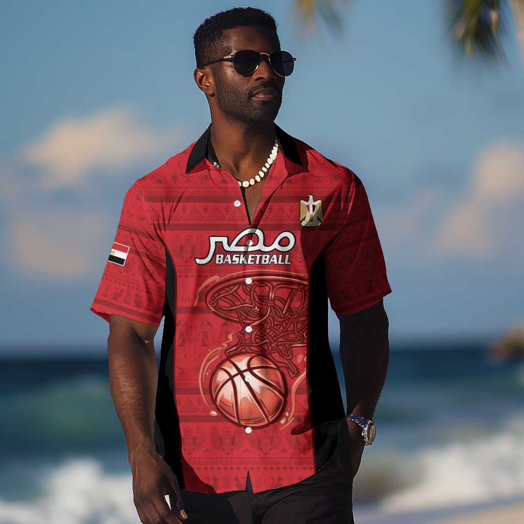 Afro Basketball Custom Egypt Hawaiian Shirt Come On Pharaohs LT15