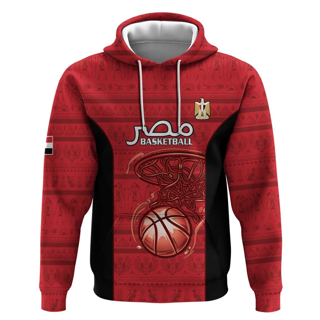 Egypt Basketball Custom Hoodie Go Pharaohs LT15