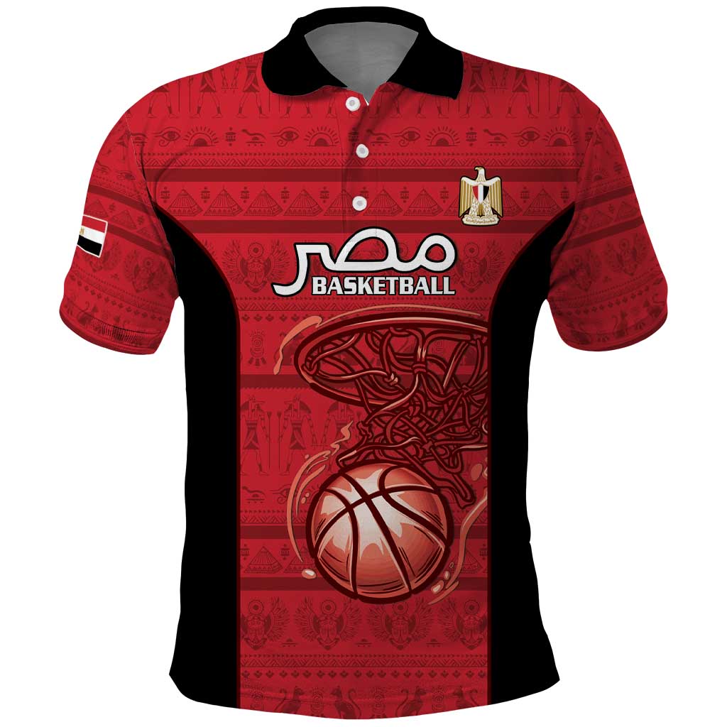 Egypt Basketball Custom Polo Shirt Go Pharaohs LT15