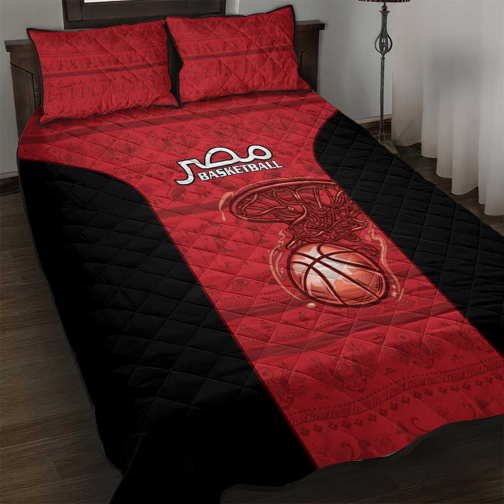Afro Basketball Egypt Quilt Bed Set Come On Pharaohs LT15