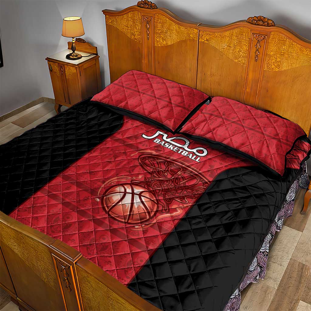 Afro Basketball Egypt Quilt Bed Set Come On Pharaohs LT15