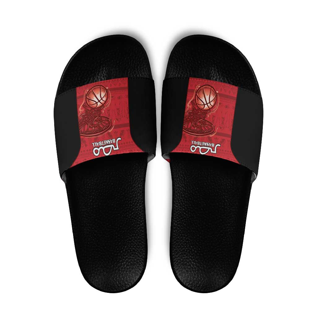 Egypt Basketball Slide Sandals Go Pharaohs LT15