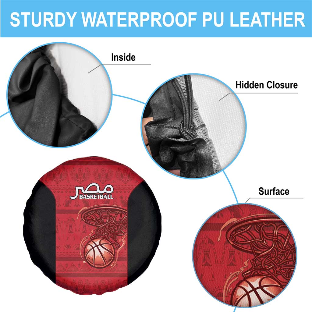 Egypt Basketball Spare Tire Cover Go Pharaohs LT15