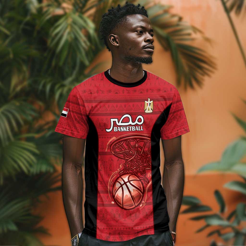 Afro Basketball Custom Egypt T shirt Come On Pharaohs LT15