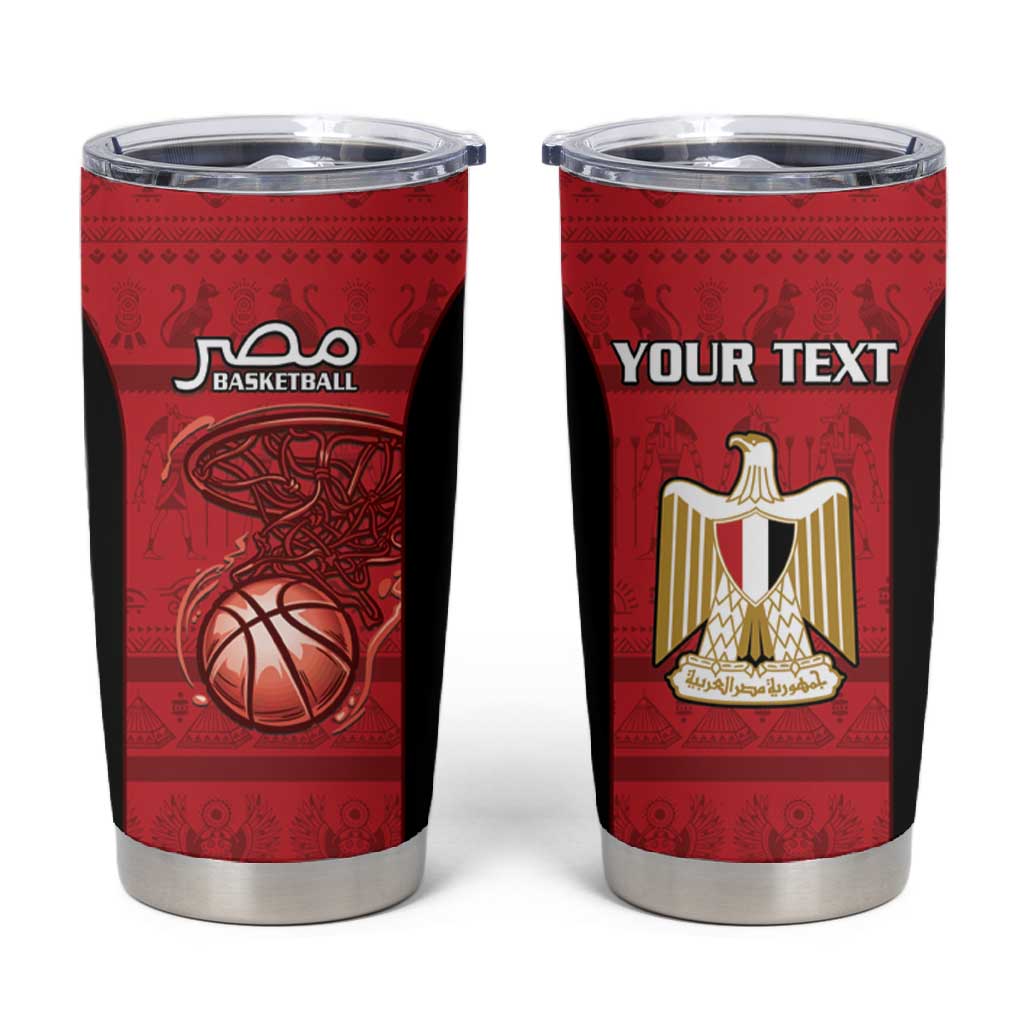 Afro Basketball Custom Egypt Tumbler Cup Come On Pharaohs LT15