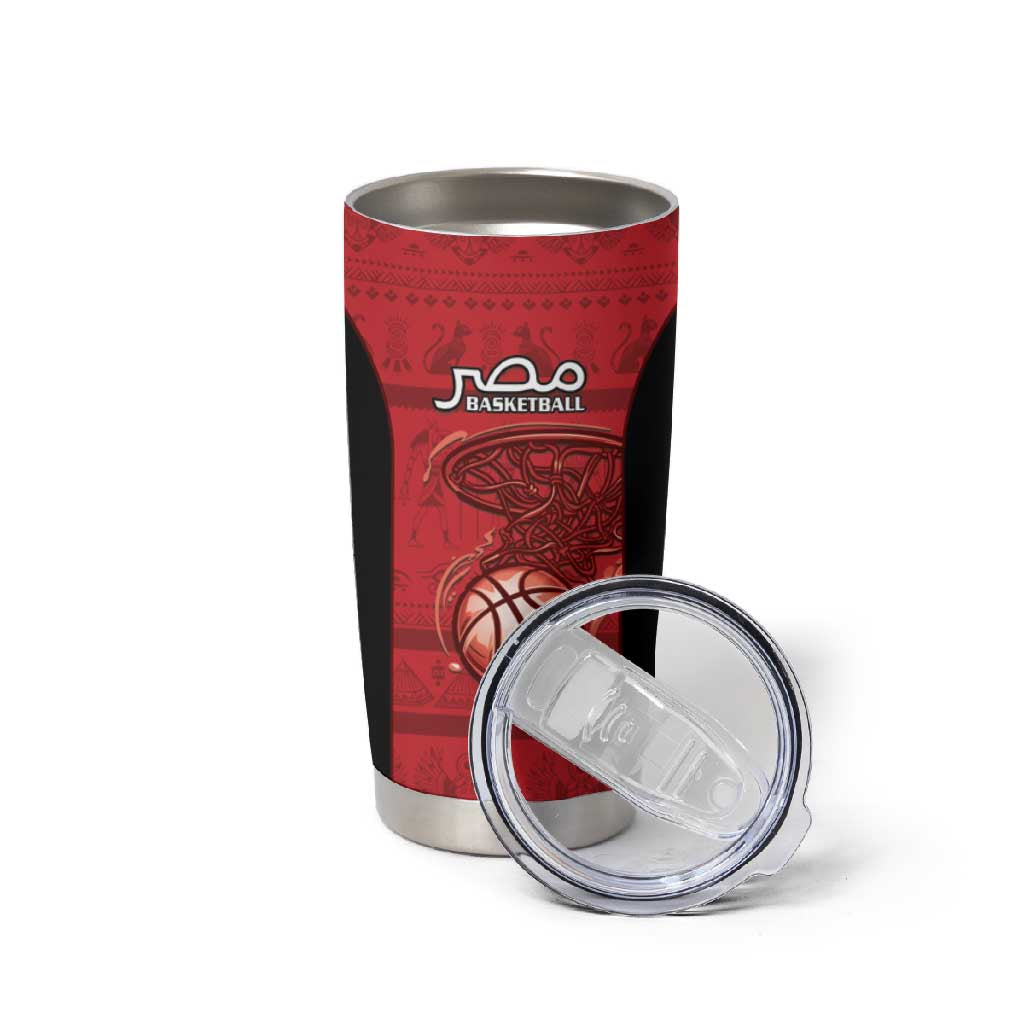 Afro Basketball Custom Egypt Tumbler Cup Come On Pharaohs LT15