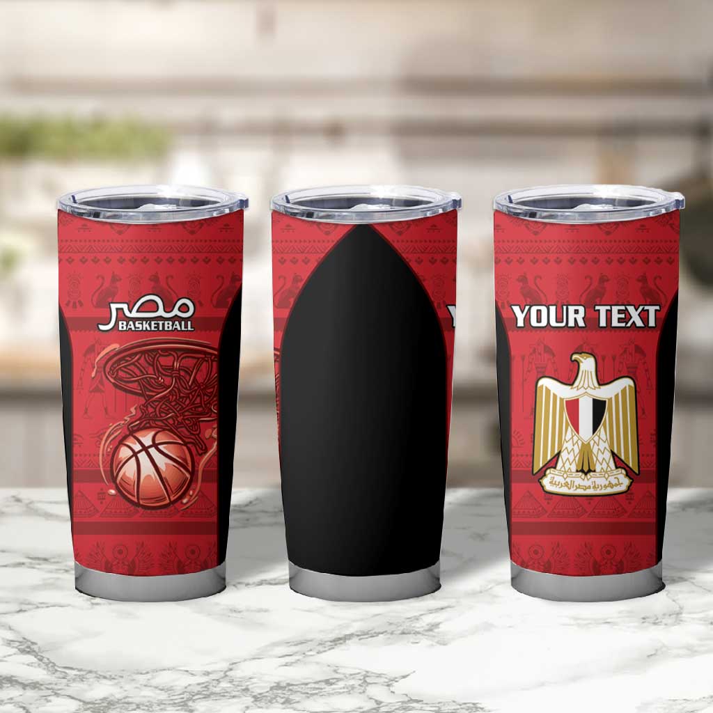 Afro Basketball Custom Egypt Tumbler Cup Come On Pharaohs LT15