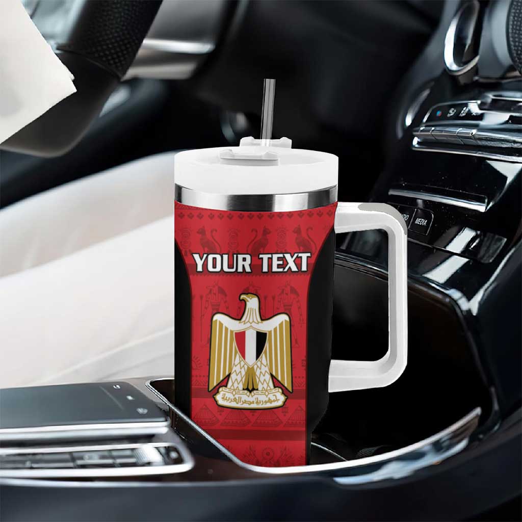 Afro Basketball Custom Egypt Tumbler With Handle Come On Pharaohs LT15