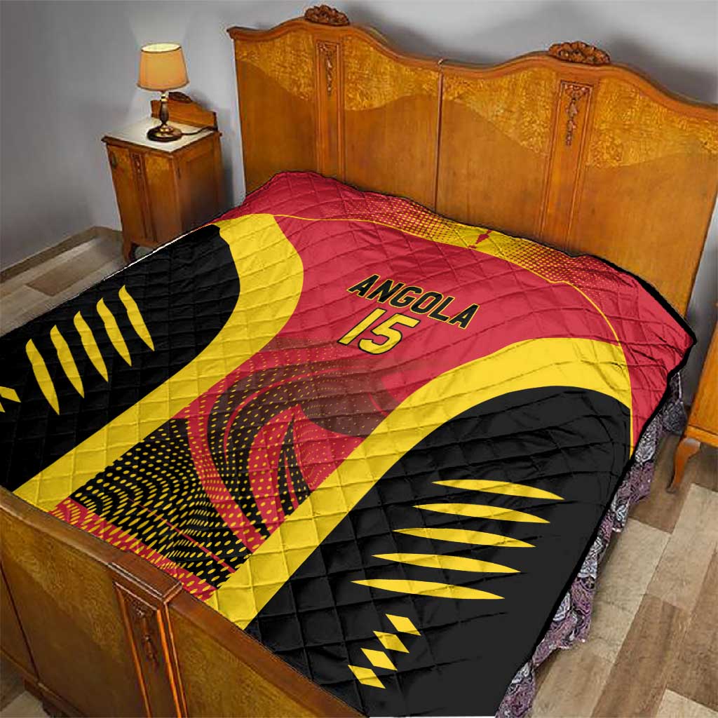 Afro Basketball Custom Angola Quilt Go Champions LT15