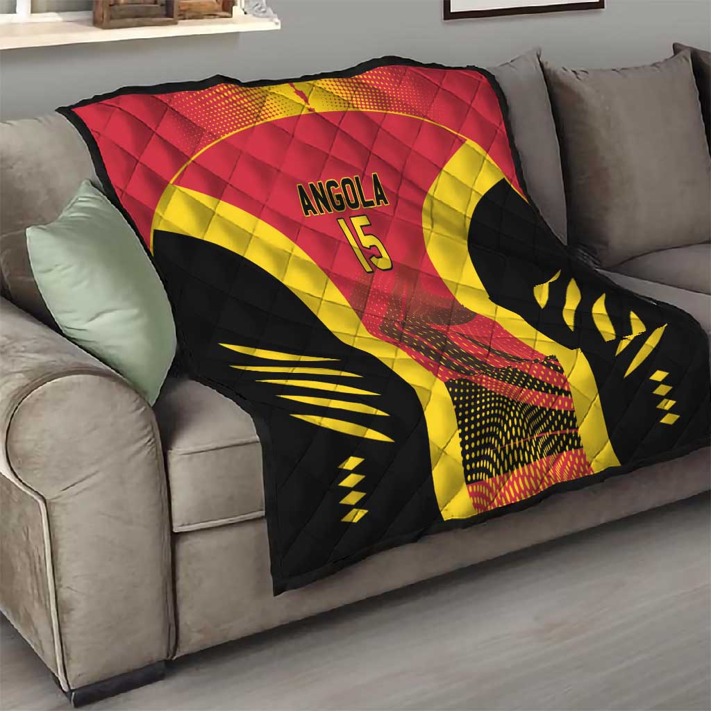 Afro Basketball Custom Angola Quilt Go Champions LT15