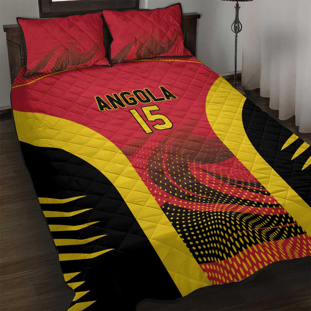 Afro Basketball Custom Angola Quilt Bed Set Go Champions LT15