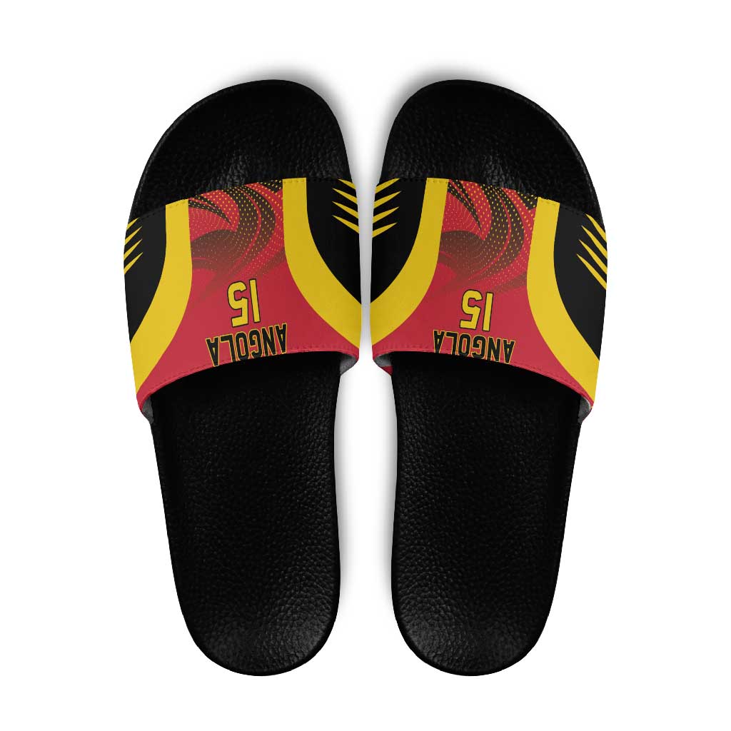 Angola Basketball Custom Slide Sandals Go Champions LT15