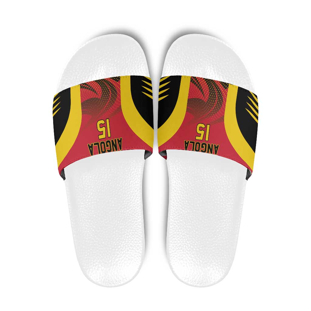 Angola Basketball Custom Slide Sandals Go Champions LT15