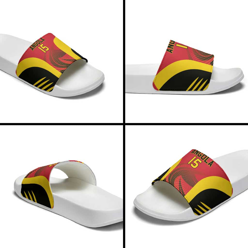 Angola Basketball Custom Slide Sandals Go Champions LT15