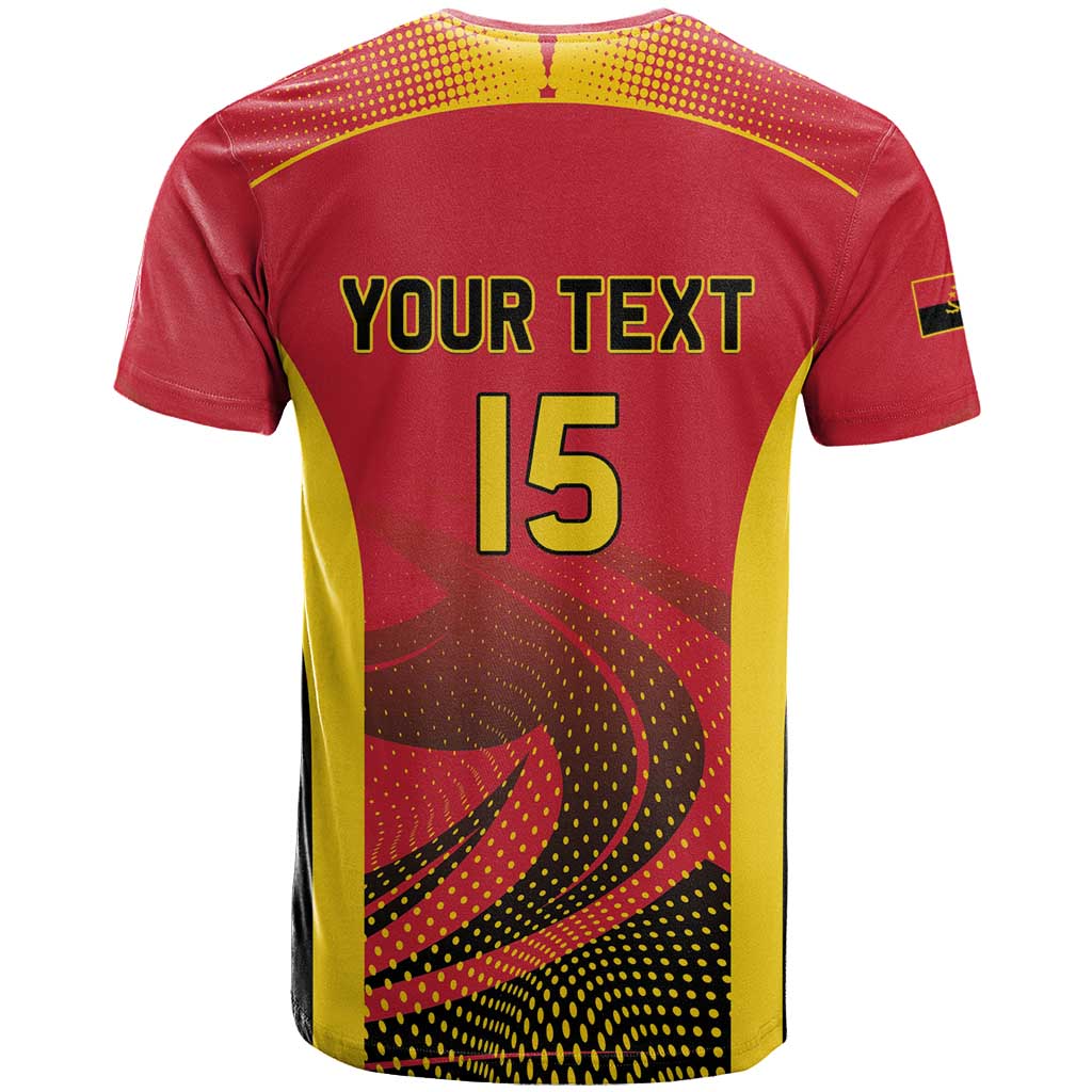 Afro Basketball Custom Angola T shirt Go Champions LT15