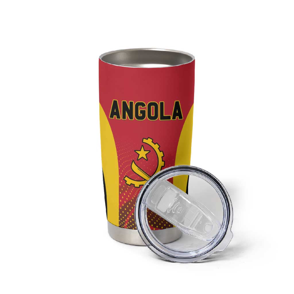 Afro Basketball Custom Angola Tumbler Cup Go Champions LT15