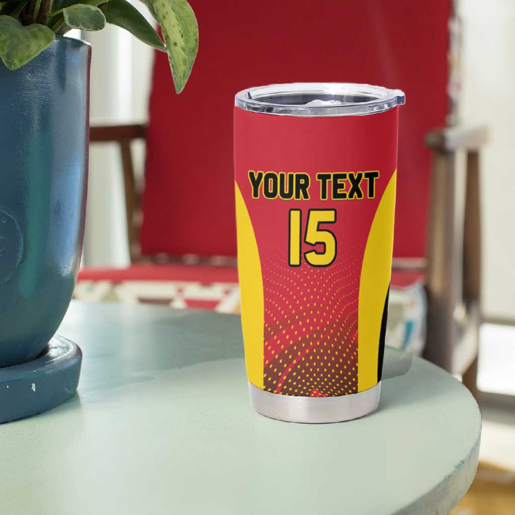 Afro Basketball Custom Angola Tumbler Cup Go Champions LT15