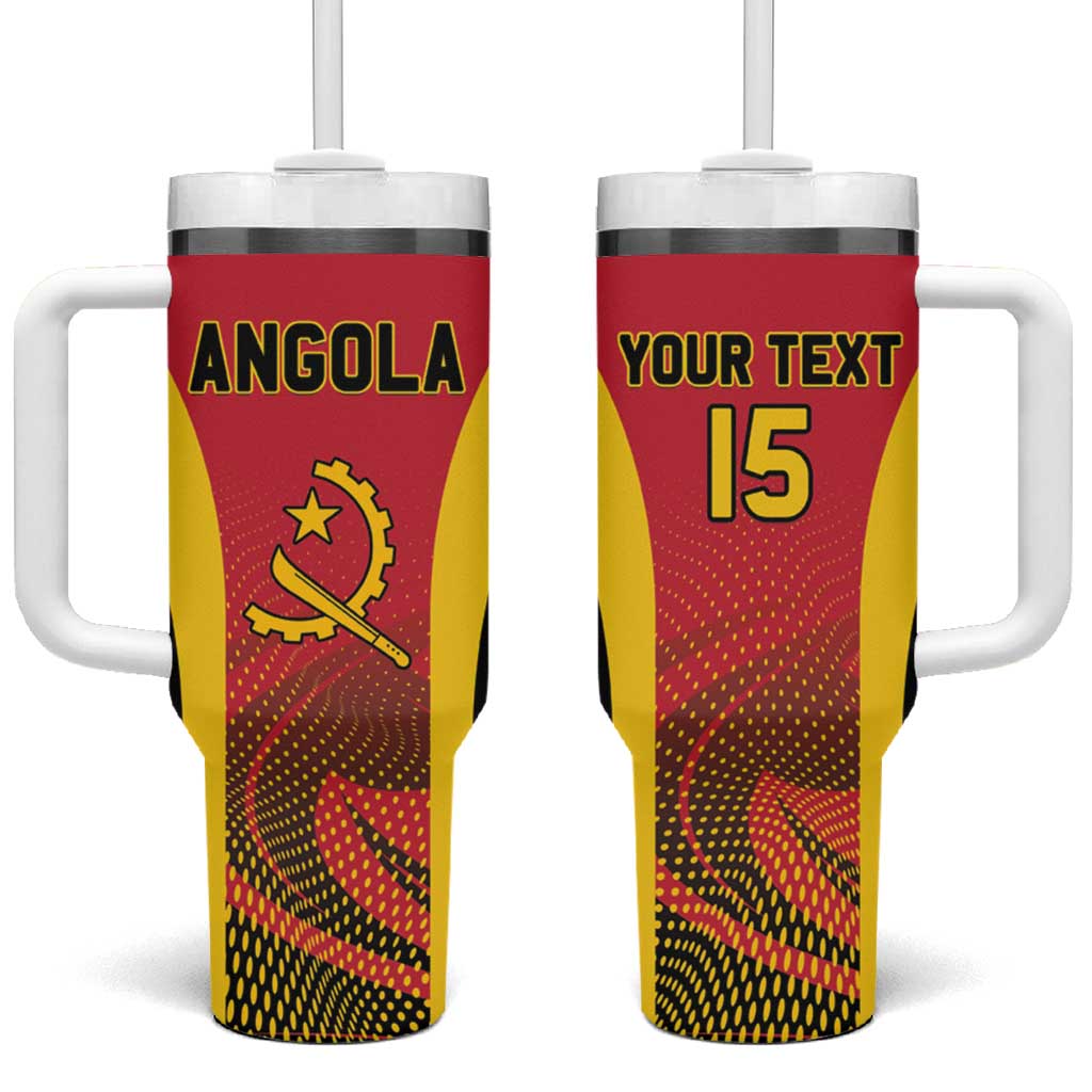 Afro Basketball Custom Angola Tumbler With Handle Go Champions LT15
