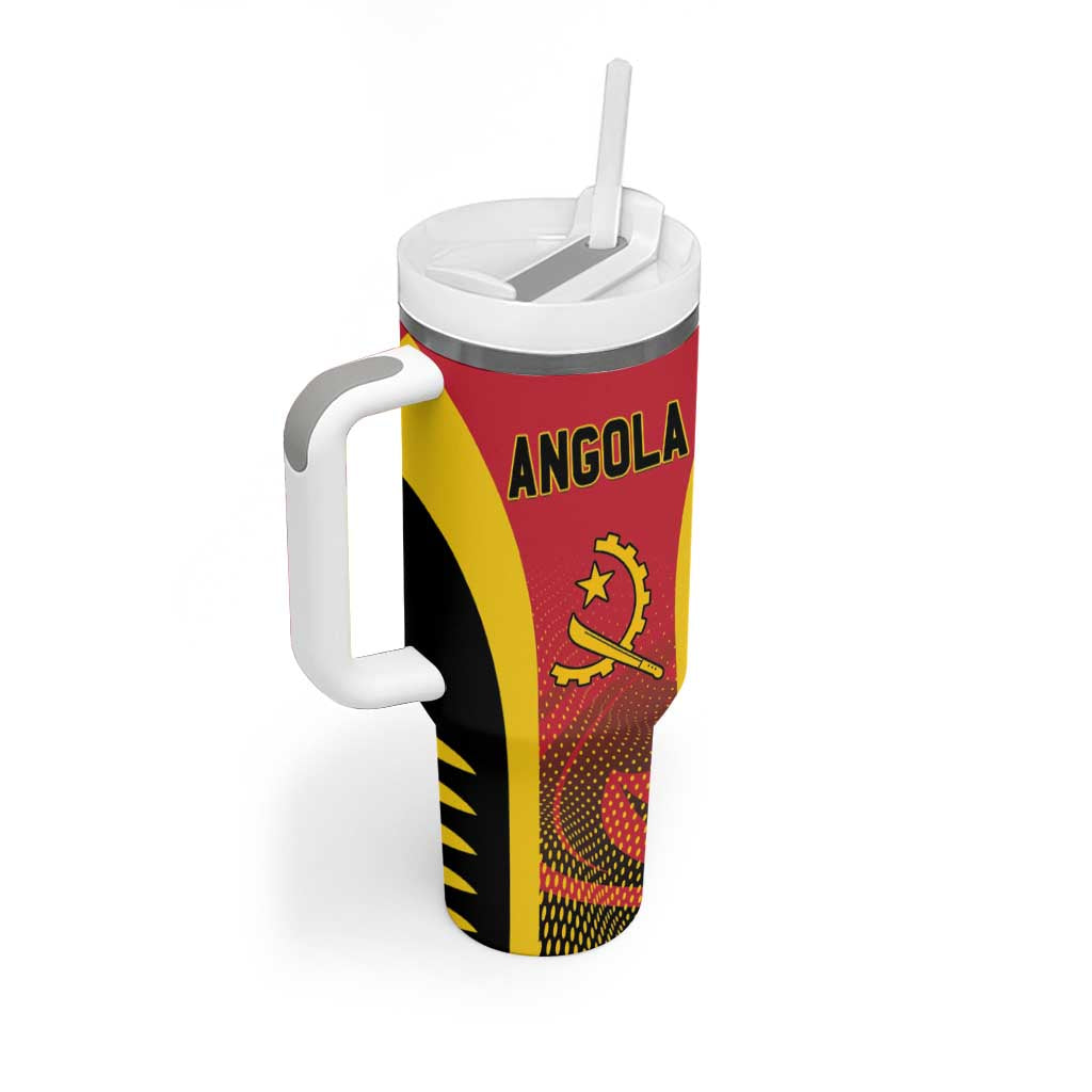 Afro Basketball Custom Angola Tumbler With Handle Go Champions LT15