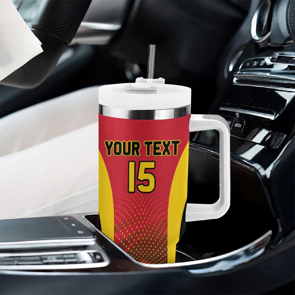 Afro Basketball Custom Angola Tumbler With Handle Go Champions LT15